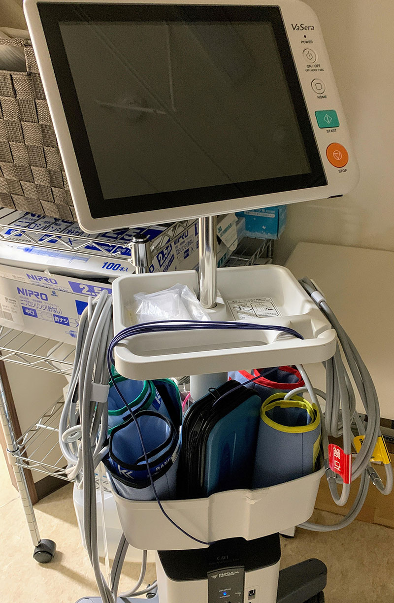 血圧脈波測定装置 VS-2000